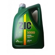 Моторное масло ZIC 5000 10W-40 6л
